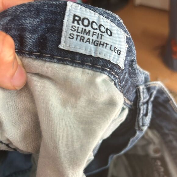 Y2K Express Men's Relaxed Jeans - Distressed Blue 30 x 30 - Picture 6 of 16